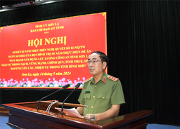 Huy động sức mạnh của cả hệ thống chính trị xây dựng lực lượng Công an tỉnh Sơn La thật sự trong sạch, vững mạnh