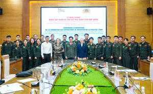 Khai giảng khóa tập huấn về Gìn giữ hòa bình Liên hợp quốc