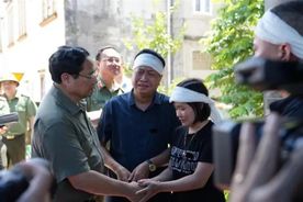 Nghẹn ngào nỗi đau mất người thân của những cán bộ Công an chống bão, vượt lũ