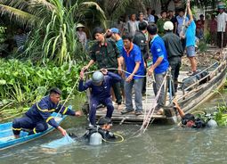 Hậu Giang: Hơn 20 phút để tìm thấy nạn nhân đuối nước trên sông Cái Lớn