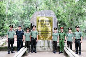 Công an Bình Thuận tổ chức các hoạt động an sinh xã hội, về nguồn tại tỉnh Điện Biên