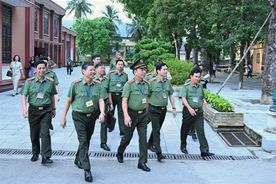 Lãnh đạo Bộ Công an kiểm tra công tác tổ chức Kỳ thi đánh giá của Bộ Công an năm 2025