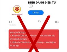Cảnh báo thủ đoạn lừa đảo cài ứng dụng VNeID giả mạo
