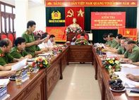 Kiểm tra thực hiện Nghị quyết Trung ương 4 khóa XII tại Cảnh sát Phòng cháy, chữa cháy tỉnh Thanh Hóa