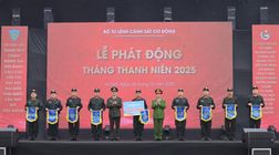 Tuổi trẻ Bộ Tư lệnh Cảnh sát cơ động phát động Tháng Thanh niên năm 2025