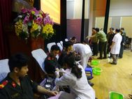Tuổi trẻ Cảnh vệ hiến máu tình nguyện