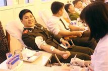 Những thanh niên Công an luôn sẵn sàng hiến máu cứu người