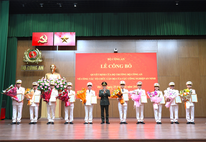 Bộ Công an công bố quyết định về công tác tổ chức cán bộ của Cục Công nghiệp an ninh