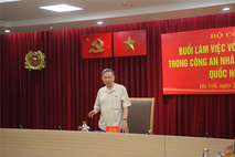 Bộ Công an làm việc với các đại biểu Quốc hội trong Công an nhân dân dự kỳ họp thứ 7, Quốc hội khóa XV