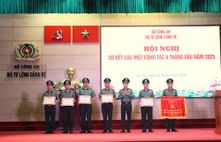 Giữ vững nguyên tắc bảo vệ tuyệt đối an ninh, an toàn đối tượng cảnh vệ trong mọi tình huống