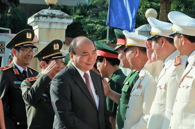 Thủ tướng Nguyễn Xuân Phúc chúc Tết các lực lượng vũ trang thành phố Đà Nẵng