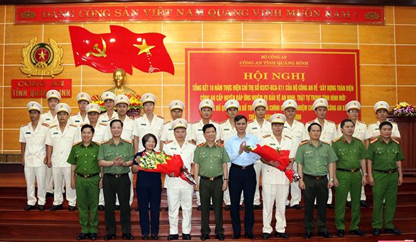 Công an tỉnh Quảng Bình tổng kết 10 năm thực hiện Chỉ thị số 03 của Bộ Công an và Công bố Quyết định bố trí Công an chính quy đảm nhiệm các chức danh Công an xã