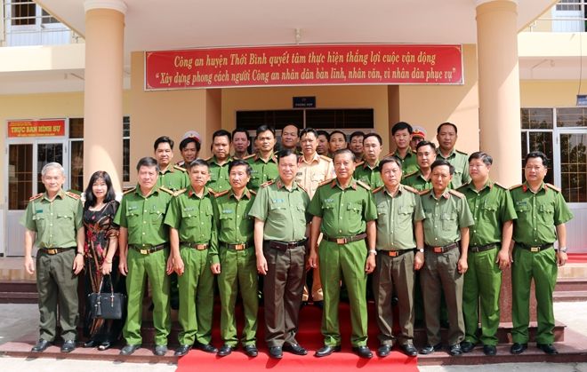 Thứ trưởng Lê Tấn Tới thăm, làm việc tại Công an huyện Thới Bình và Trại giam K1 Cái Tàu; Công an huyện U Minh Thượng và Trại giam Kênh 7