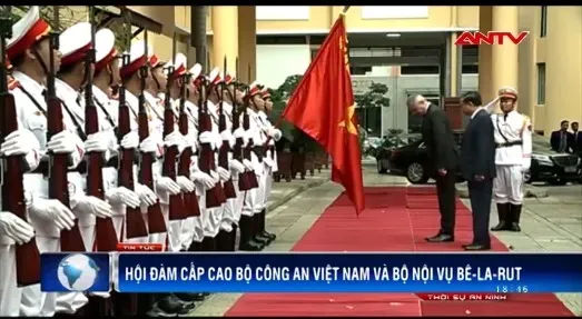 Bộ trưởng Tô Lâm Hội đàm với Đoàn đại biểu cấp cao Bộ Nội vụ CH Belarus