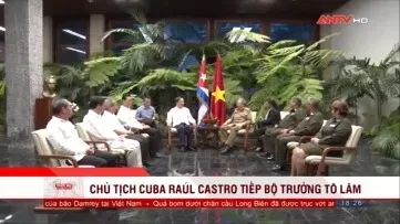 Chủ tịch Cuba Raúl Castro tiếp Bộ trưởng Tô Lâm