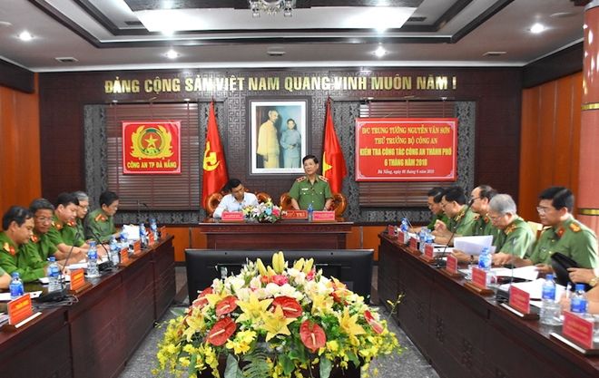 Thứ trưởng Nguyễn Văn Sơn thăm và kiểm tra công tác tại TP Đà Nẵng
