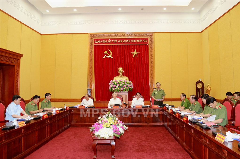 Hội nghị Ban Thường vụ Đảng ủy Công an Trung ương
