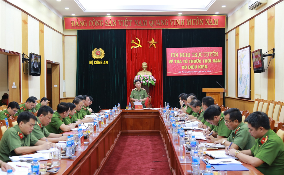 Đảm bảo tiến độ triển khai thực hiện tha tù trước thời hạn có điều kiện