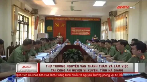 Thứ trưởng Nguyễn Văn Thành thăm và làm việc tại Hà Giang