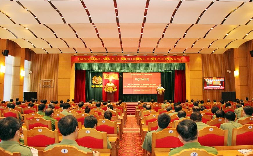 Đảng ủy Công an Trung ương tổ chức học tập, quán triệt và triển khai các Nghị quyết Trung ương 7 Khóa XII