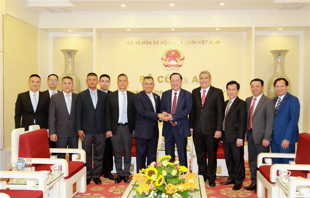 Thứ trưởng Nguyễn Văn Thành tiếp Đoàn đại biểu cấp cao Cảnh sát Hoàng gia Thái Lan
