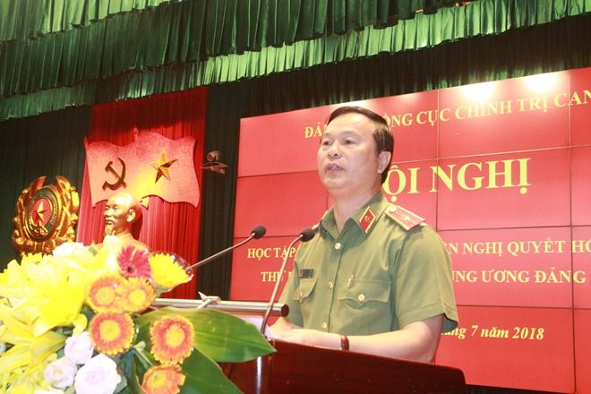 Tổng cục Chính trị Công an nhân dân đẩy mạnh học tập, quán triệt Nghị quyết Hội nghị Trung ương 7, khoá XII