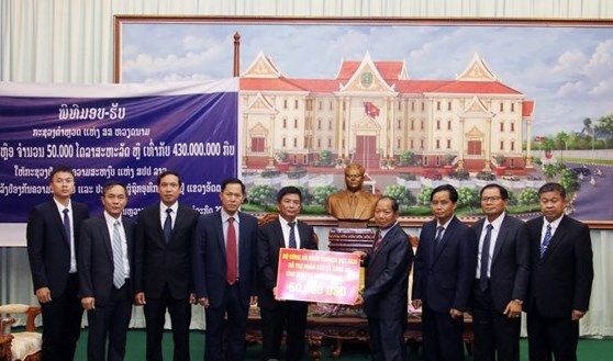 Bộ Công an Việt Nam hỗ trợ 50.000 USD khắc phục hậu quả vỡ đập thủy điện tại Lào