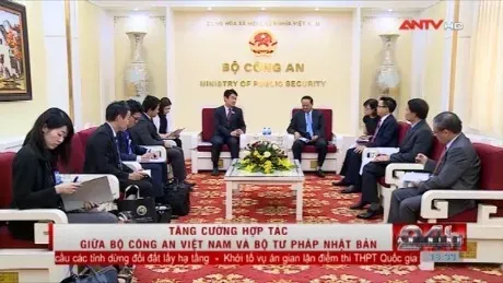 Thứ trưởng Lê Quý Vương tiếp Thứ trưởng Bộ Tư pháp Nhật Bản