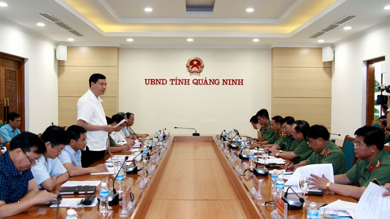 Đoàn Thanh tra Bộ Công an làm việc với tỉnh Quảng Ninh về nhập cảnh, xuất cảnh, cư trú của người nước ngoài