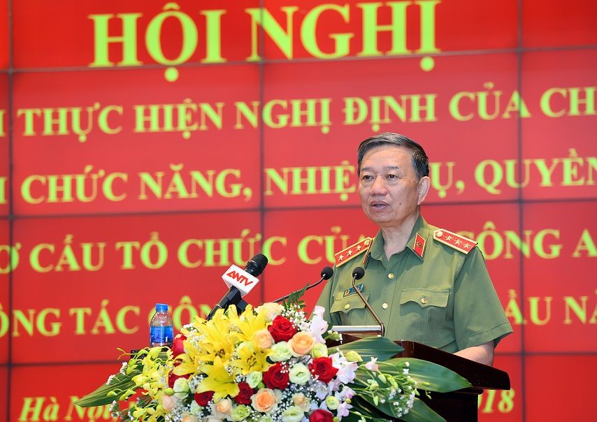 Bế mạc Hội nghị triển khai Nghị định của Chính phủ quy định chức năng, nhiệm vụ, quyền hạn và cơ cấu tổ chức của Bộ Công an; sơ kết công tác công an 6 tháng đầu năm 2018