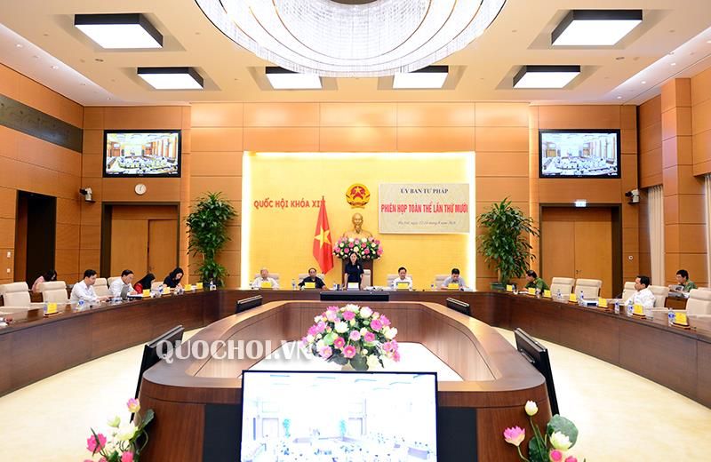 Ủy ban Tư pháp của Quốc hội thẩm tra dự án Luật sửa đổi, bổ sung một số điều của Luật Thi hành án hình sự
