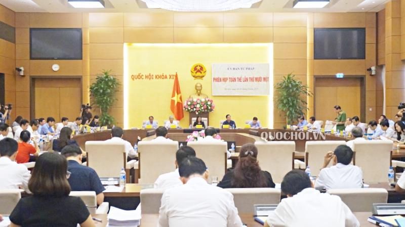 Ủy ban Tư pháp của Quốc hội họp phiên toàn thể lần thứ 11
