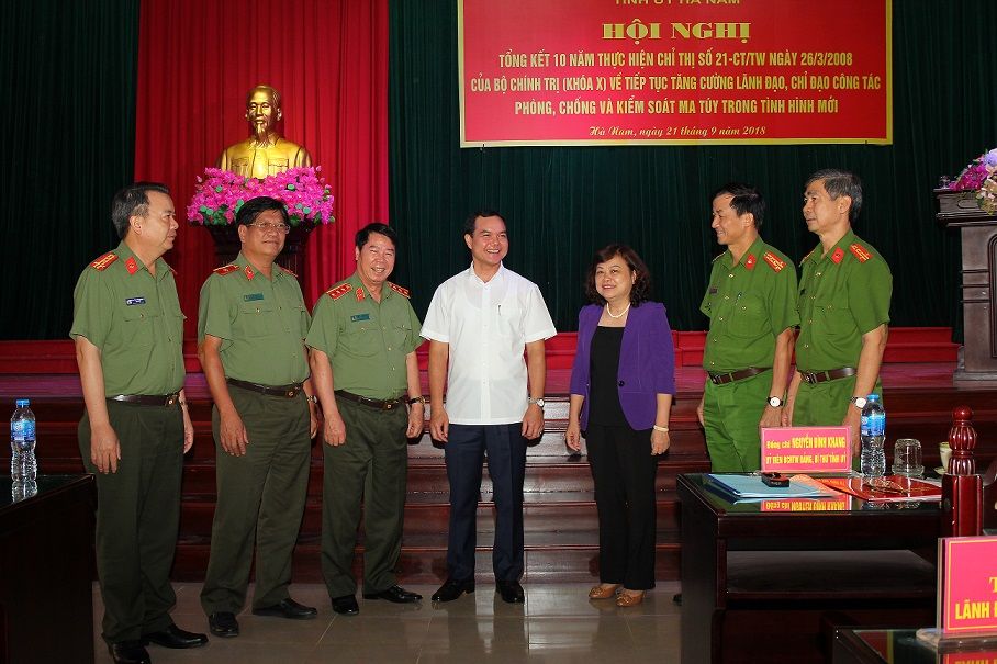 Hà Nam: Tổng kết 10 năm thực hiện Chỉ thị số 21 của Bộ Chính trị (khóa X) về công tác phòng, chống và kiểm soát ma túy