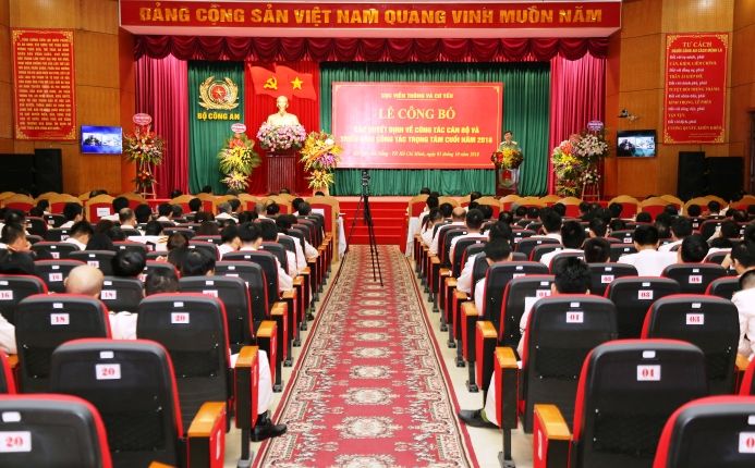 Cục Viễn thông và cơ yếu công bố các Quyết định về công tác cán bộ