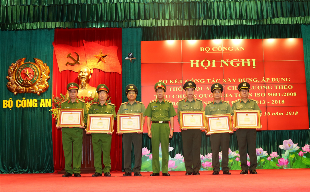 Bộ Công an công bố kết quả xác định Chỉ số cải cách hành chính trong Công an nhân dân năm 2018