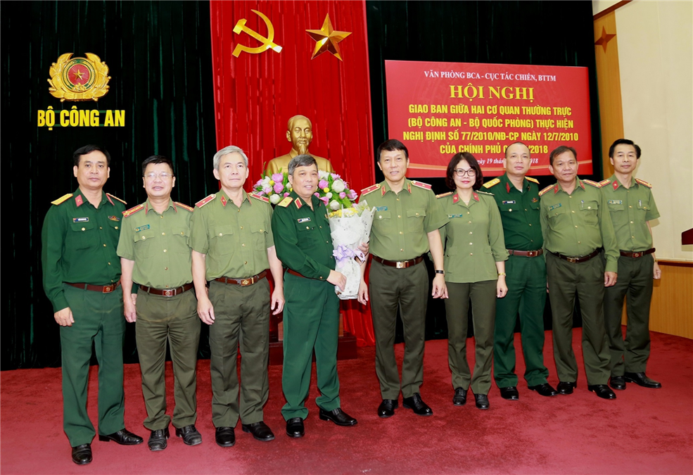 Bộ Công an – Bộ Quốc phòng: Giao ban thực hiện Nghị định số 77 của Chính phủ quý III/2018