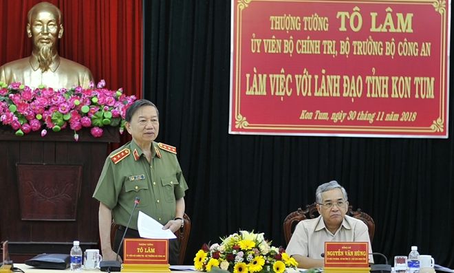Công an tỉnh Kon Tum hoàn thiện phương án bố trí Công an chính quy đảm nhiệm chức danh Công an xã