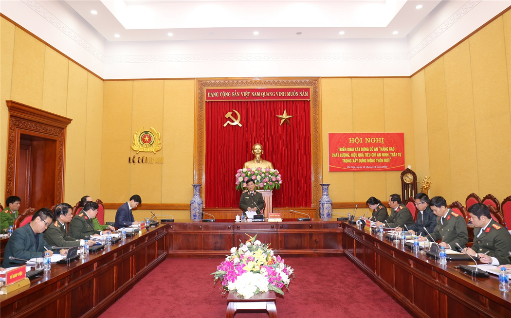 Triển khai xây dựng Đề án “Nâng cao chất lượng, hiệu quả tiêu chí an ninh, trật tự trong xây dựng nông thôn mới”