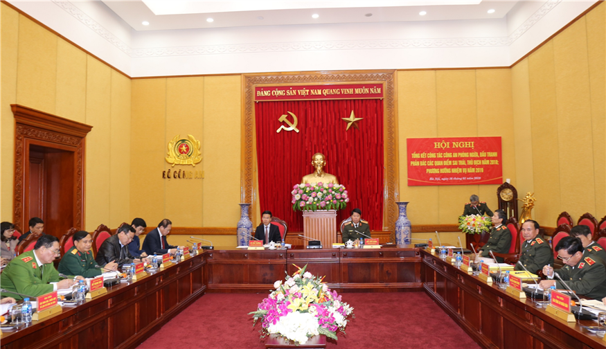Tổng kết công tác công an phòng ngừa, đấu tranh phản bác các quan điểm sai trái, thù địch năm 2018; phương hướng, nhiệm vụ năm 2019