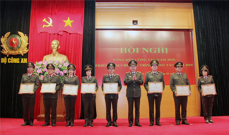 Bộ trưởng Tô Lâm dự triển khai công tác năm 2019 của Văn phòng Bộ Công an