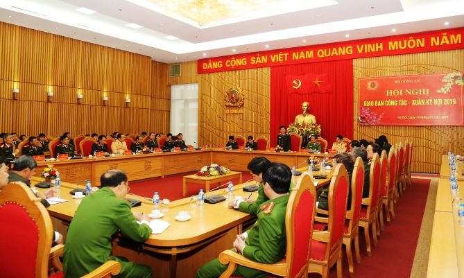 Bộ Công an tổ chức Hội nghị Giao ban một số công tác đầu Xuân Kỷ Hợi 2019