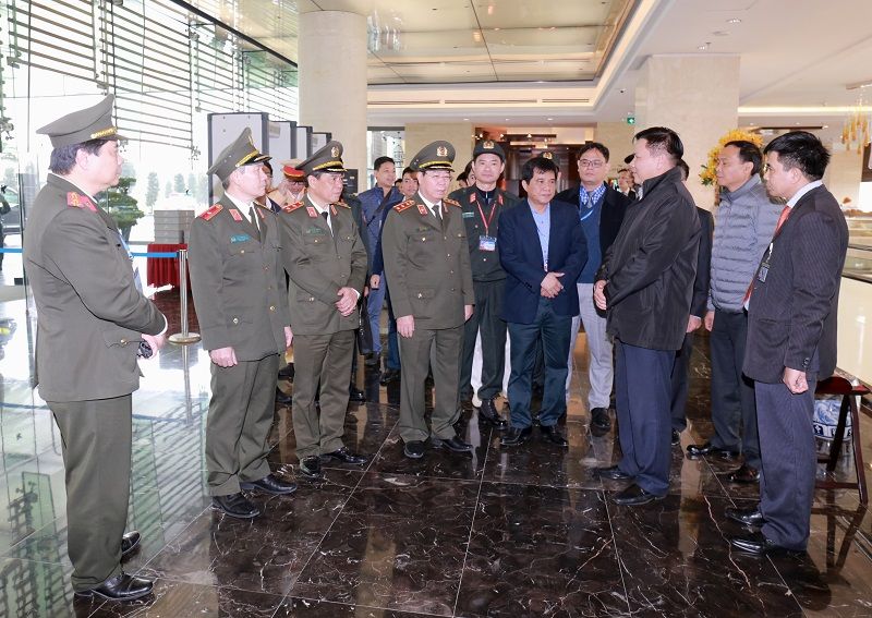 Lãnh đạo Bộ Công an kiểm tra công tác đảm bảo an ninh, an toàn phục vụ Hội nghị Mỹ - Triều