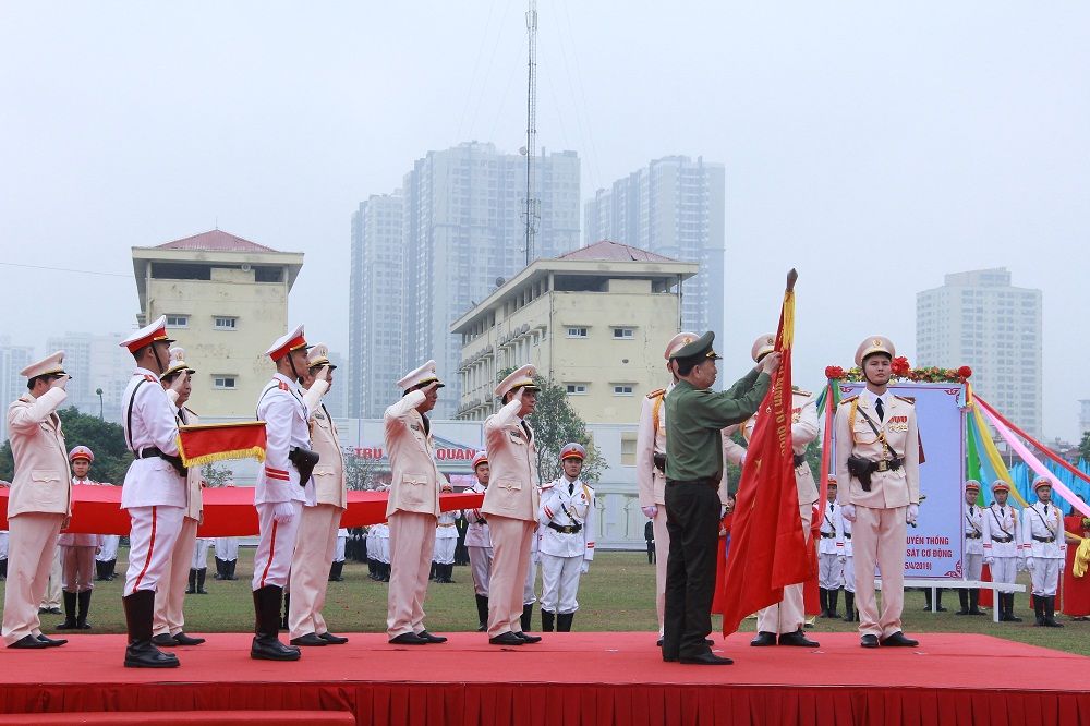 Bộ Tư lệnh Cảnh sát cơ động kỷ niệm 45 năm Ngày truyền thống và đón nhận Huân chương Quân công hạng Nhất