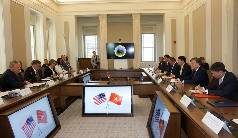 Hội đàm cấp cao giữa Bộ Công an Việt Nam và Bộ Nội vụ Hoa Kỳ