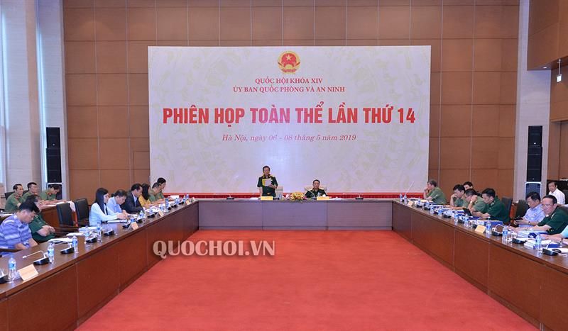 Ủy ban Quốc phòng - An ninh của Quốc hội họp phiên toàn thể lần thứ 14