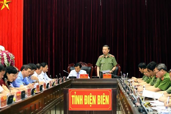 Bộ trưởng Tô Lâm làm việc tại tỉnh Điện Biên