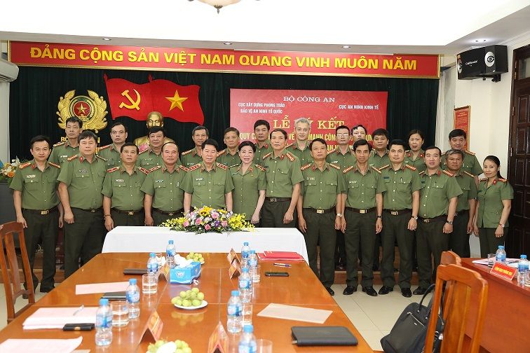 Lễ Ký kết Quy chế phối hợp về đẩy mạnh công tác xây dựng phong trào Toàn dân bảo vệ an ninh Tổ quốc