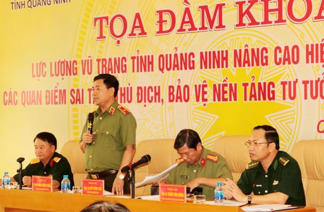 Lực lượng vũ trang Quảng Ninh nâng cao hiệu quả đấu tranh phản bác các quan điểm sai trái, thù địch, bảo vệ nền tảng tư tưởng của Đảng trong tình hình mới