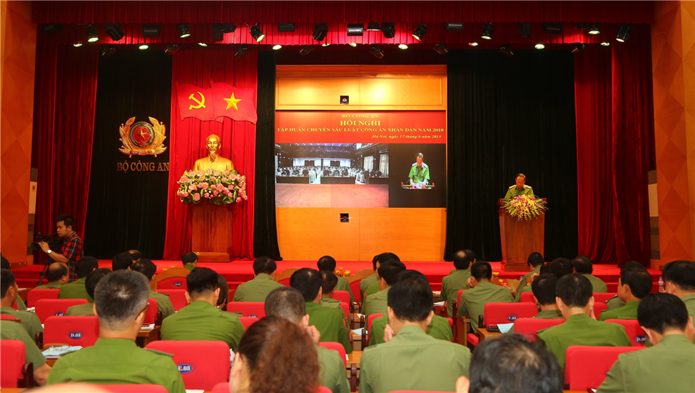 Tập huấn chuyên sâu Luật Công an nhân dân năm 2018