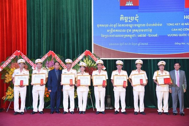 40 năm hợp tác, hữu nghị đào tạo cán bộ Công an Campuchia